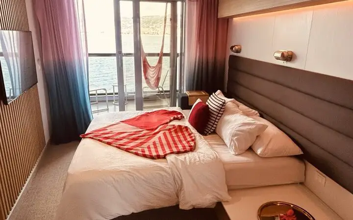 Cabin 12314A on Virgin Voyages cruise ships