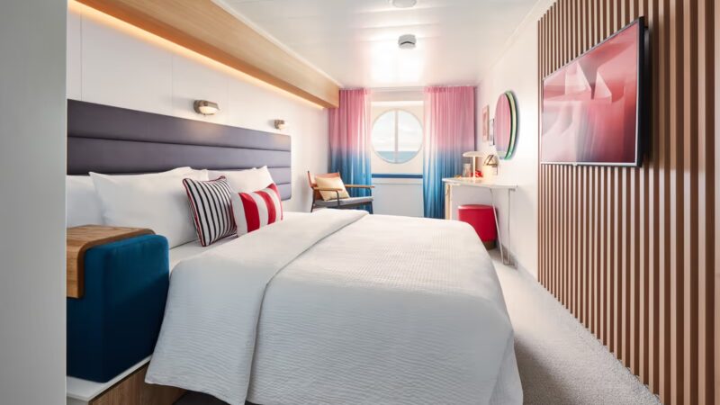 The Sea View cabin on Virgin Voyages cruise ships