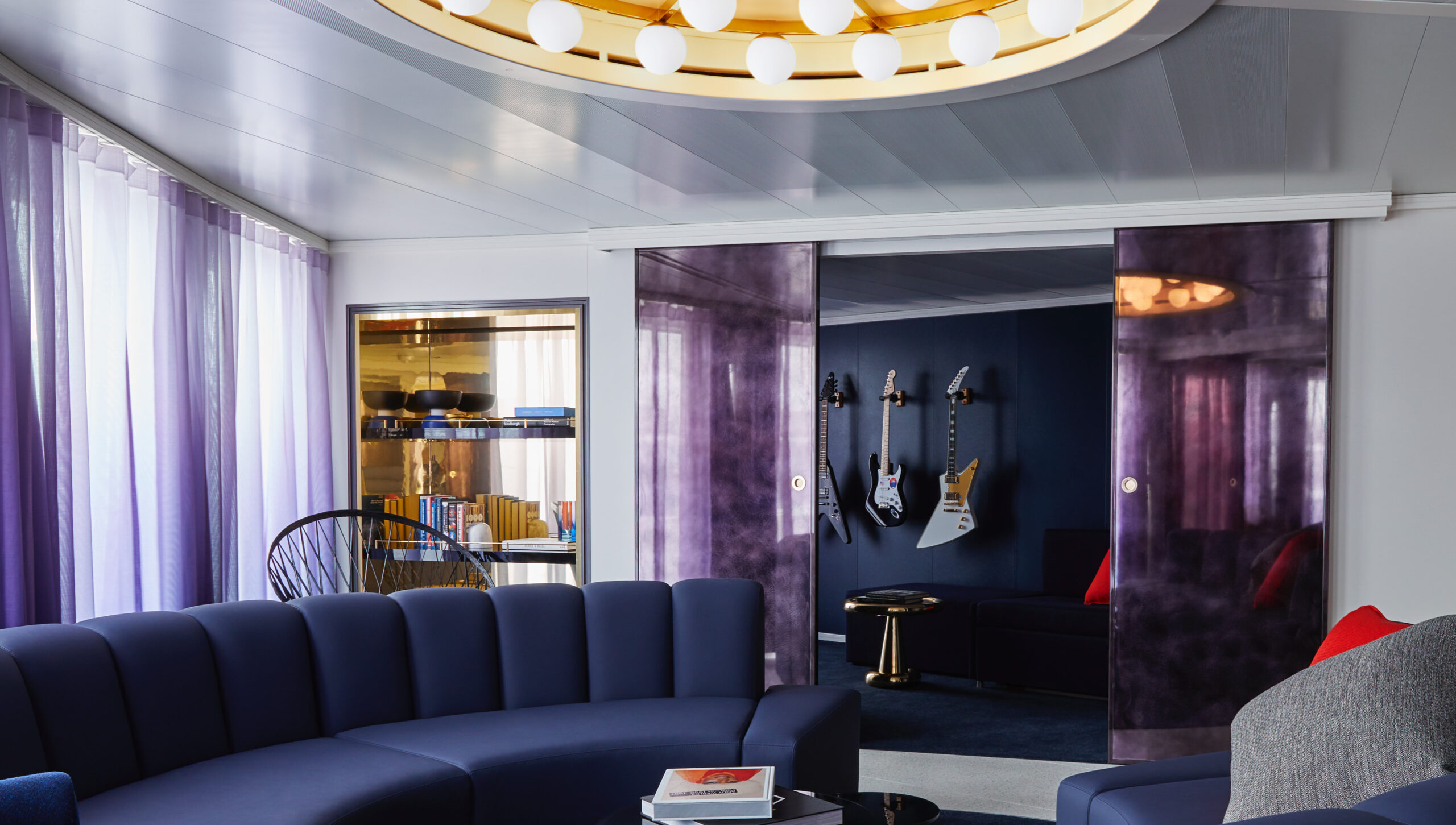 Massive Suite cabin on Virgin Voyages cruise ships