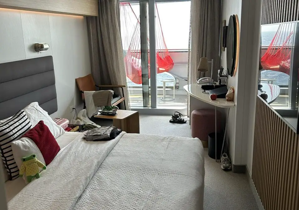 Cabin 9366A on Virgin Voyages cruise ships