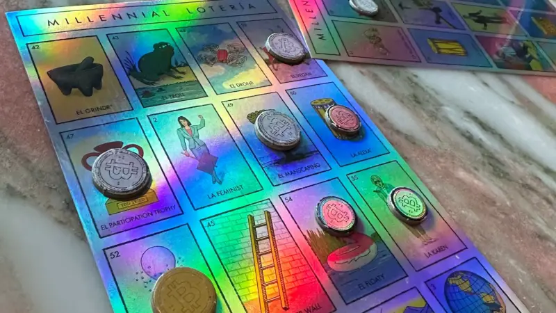 Loteria Gigante Millenial Bingo Board