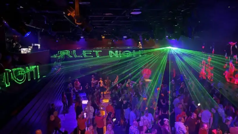 Scarlet Night: The Afterparty on Virgin Voyages cruise ships