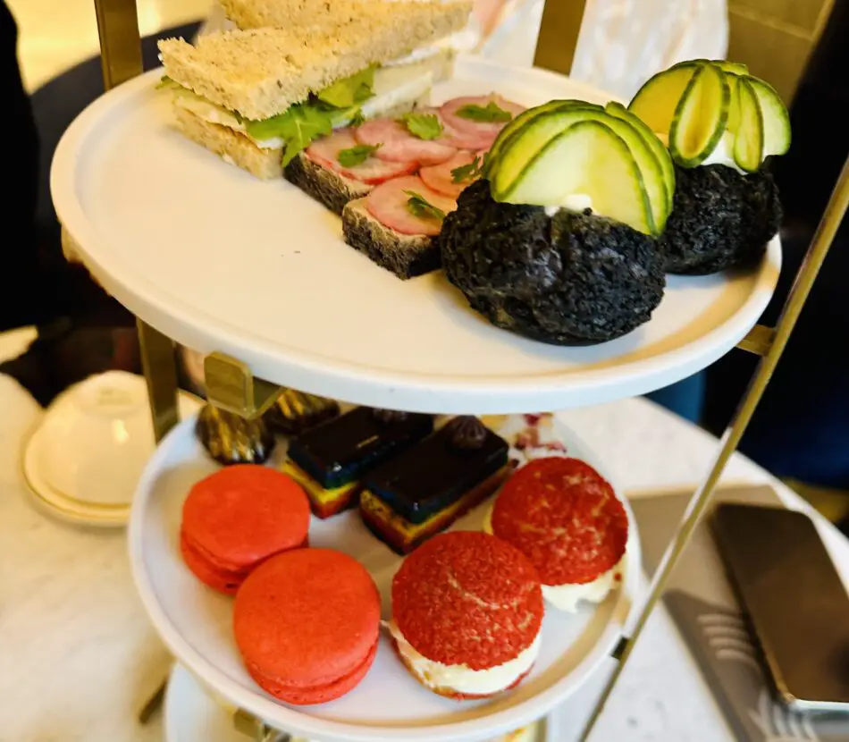 A range of sandwiches and sweet treats available at Afternoon Tea