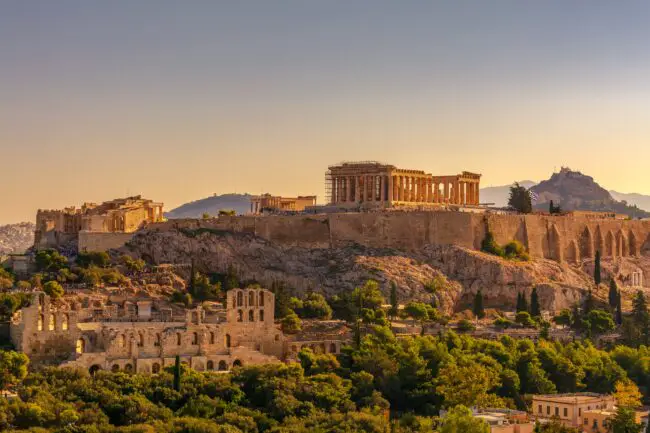 the acropolis of Athens