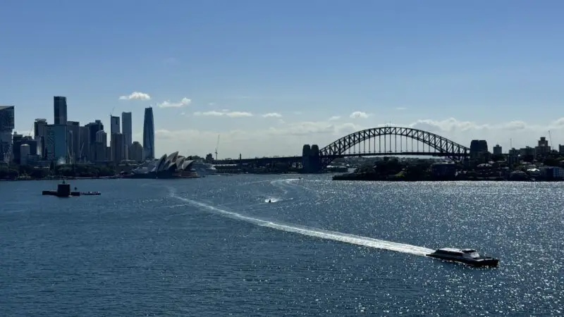 Resilient Lady entered Sydney Harbour on 4 December 2023 to kick off her Aussie and New Zealand sailings