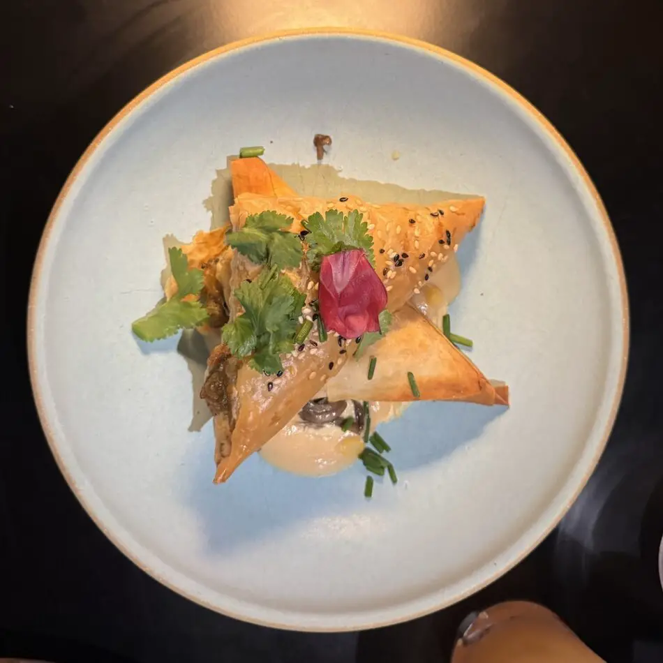 Vegetable Phyllo Pies at LOLz Supper Club