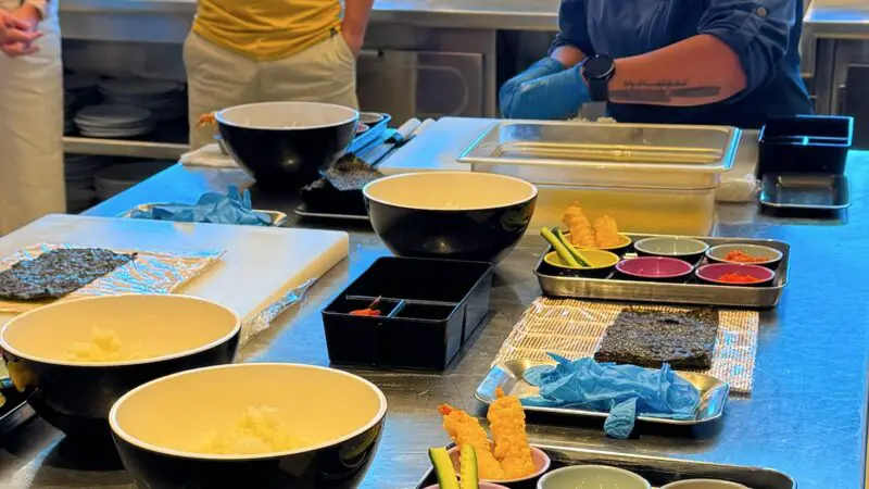 Rice Rice Baby - Sushi Class on Virgin Voyages cruise ships