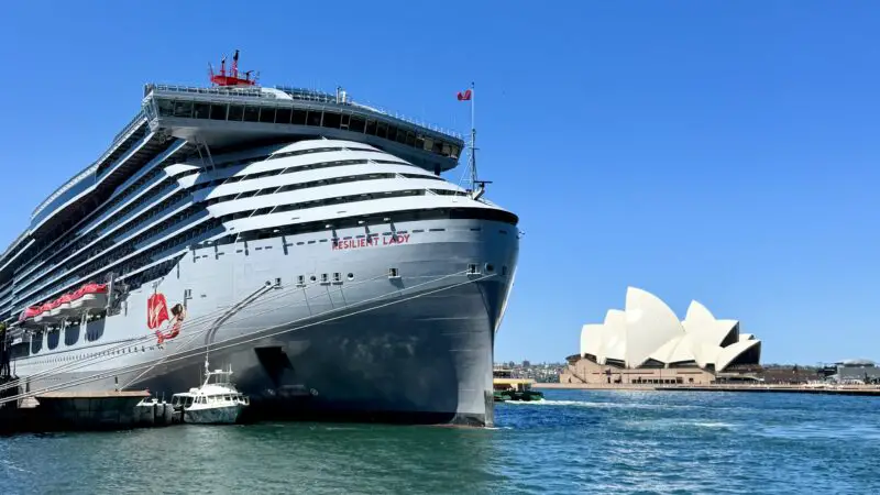 Resilient Lady Docked in Sydney Harbour