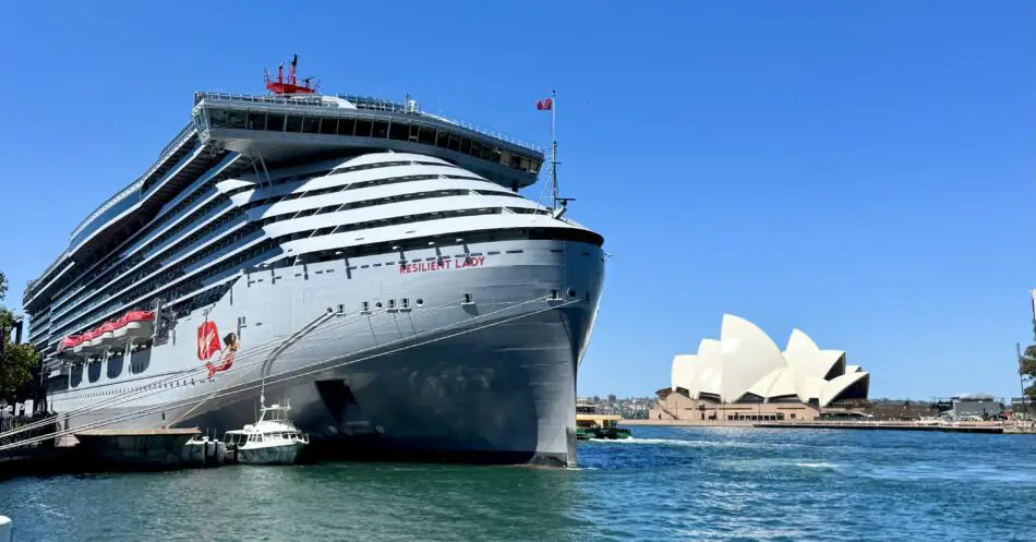 Resilient Lady Docked in Sydney Harbour