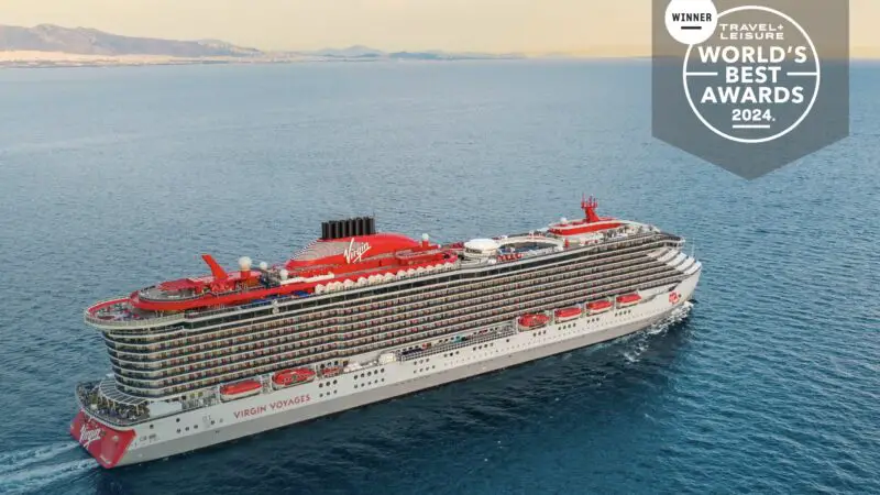 Virgin Voyages is Travel + Leisure’s best cruise ship… again!