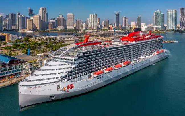 Scarlet Lady docked in Miami