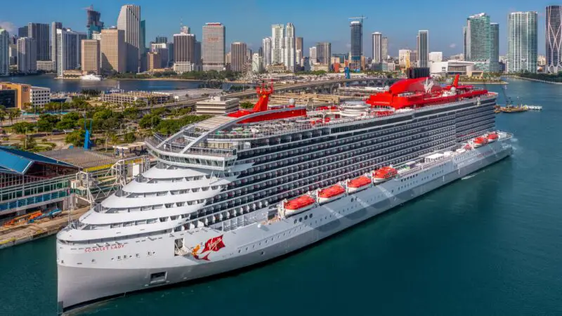 Scarlet Lady docked in Miami