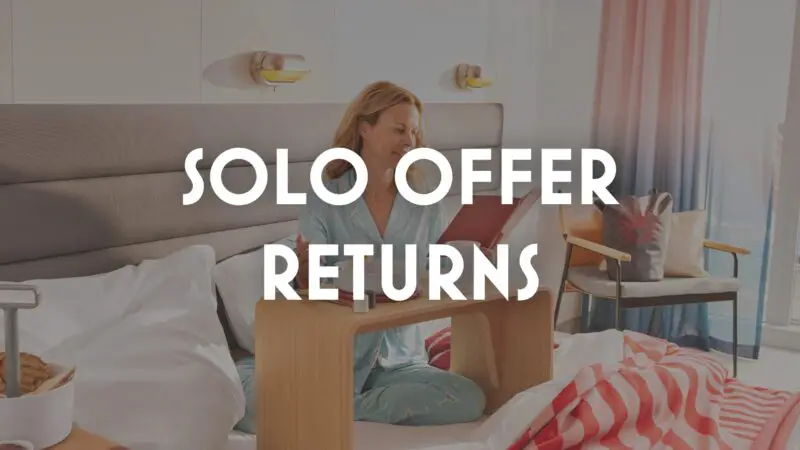 Solo Offer Returns Next Week