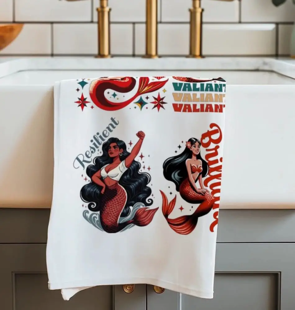 Mermaid Tea Towel