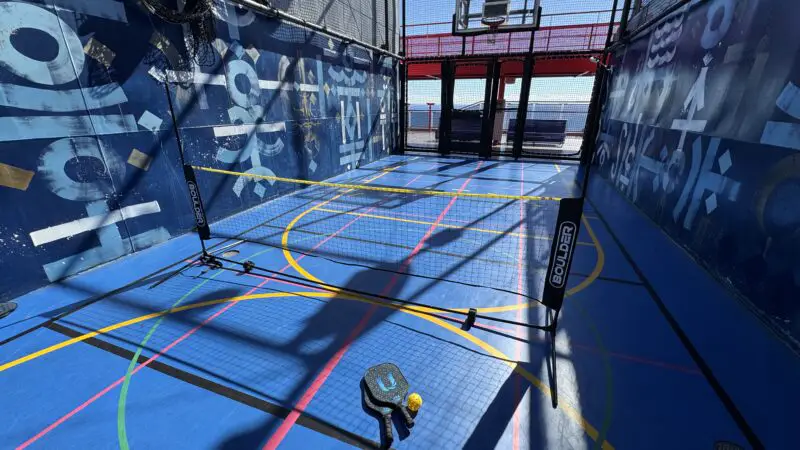 Pickleball on Virgin Voyages cruise ships