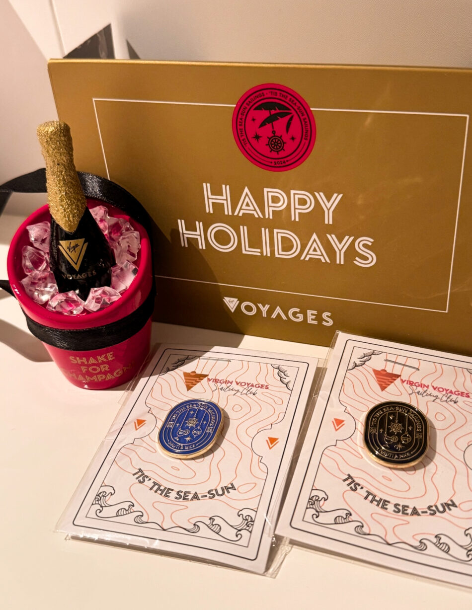 Holiday Edition 2024 Gifts including 485c and Deep Blue Extras pins