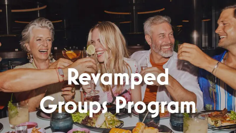 The groups program has been revamped