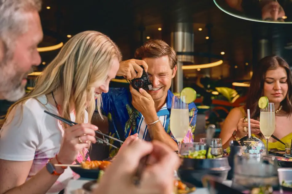 Celebrations on board at Gunbae