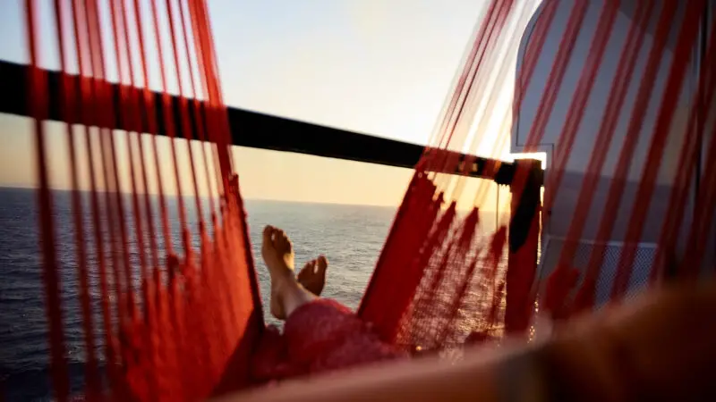 Hammock on Valiant Lady