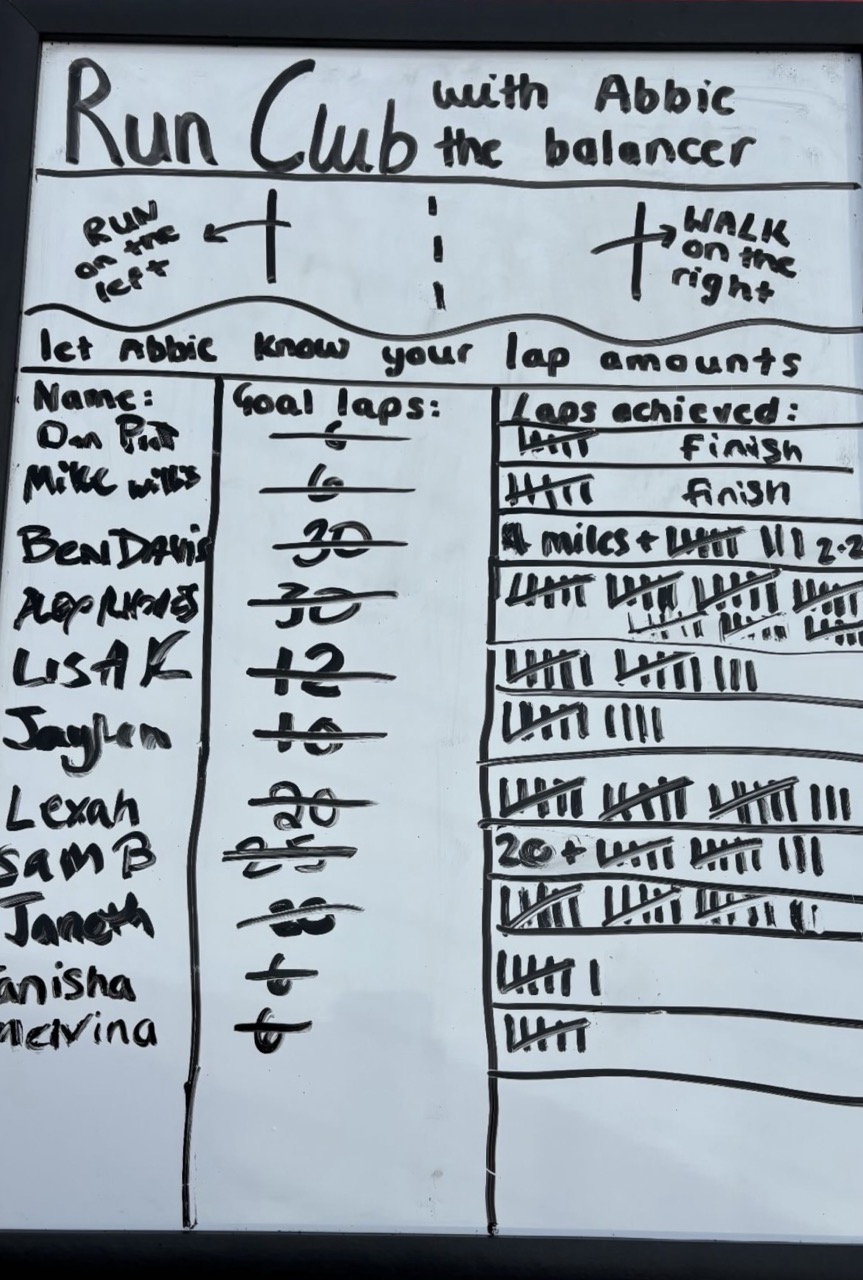 Run Club Scores will be kept on the leaderboard