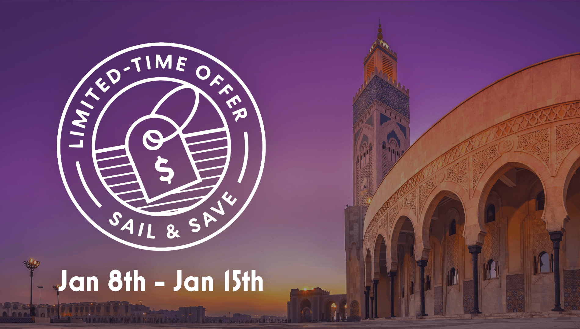 Sail & Save Offer for January 7th 2025