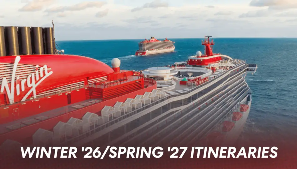 New Winter 2026/Spring 2027 Itineraries Announced