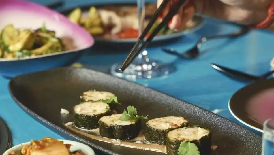 Shrimp Kimbap Rolls at Gunbae