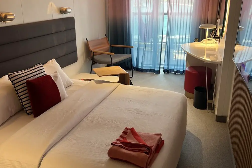 Cabin 8342A on Virgin Voyages cruise ships