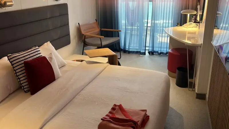 Cabin 8342A on Virgin Voyages cruise ships