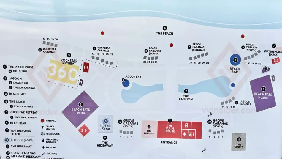 Beach Club at Bimini Map