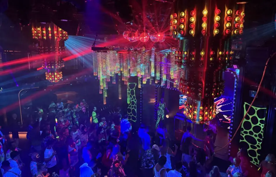 The Manor transforms into a neon space for Electric