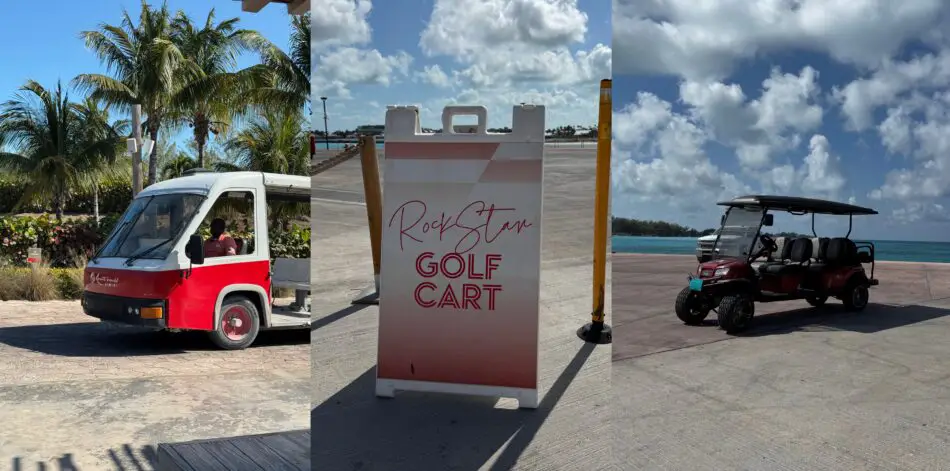 Complimentary transport is provided at Bimini to the Beach Club