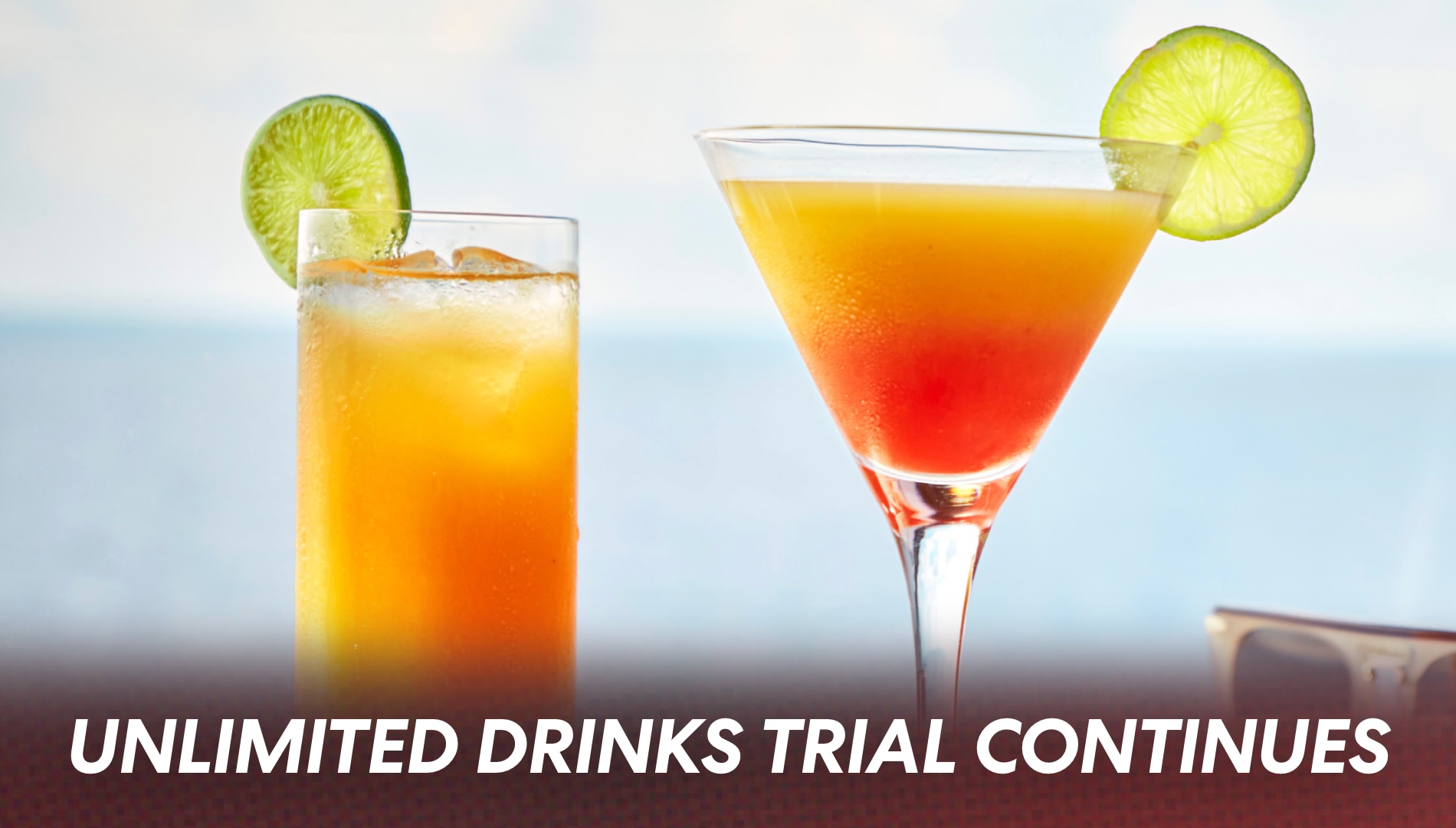 Unlimited drinks trial continues on select sailings this Spring 2025