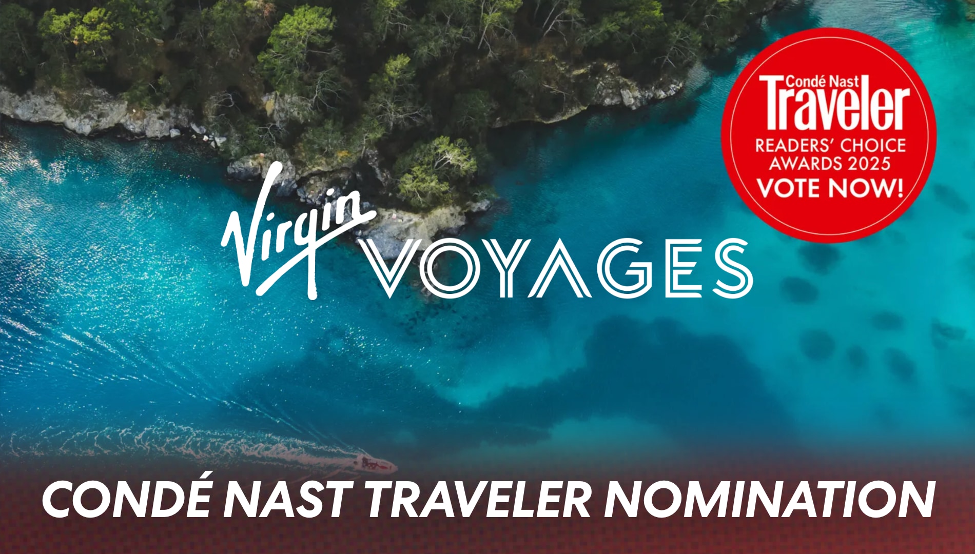 Virgin Voyages Earns Condé Nast Traveler Nomination for 2025