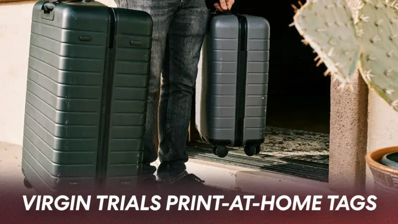 Virgin Voyages is trialling Luggage Print-at-Home tags