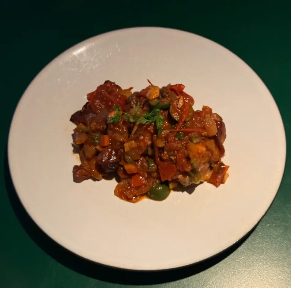 Chicken Cacciatore, Extra Virgin, Scarlet Lady