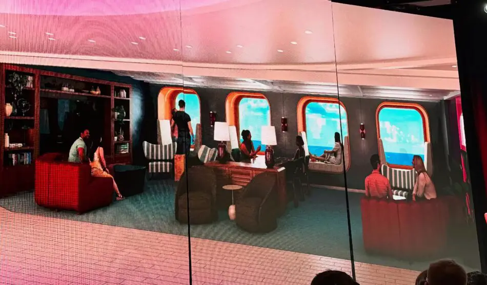 The Red Table has been removed for more seating
