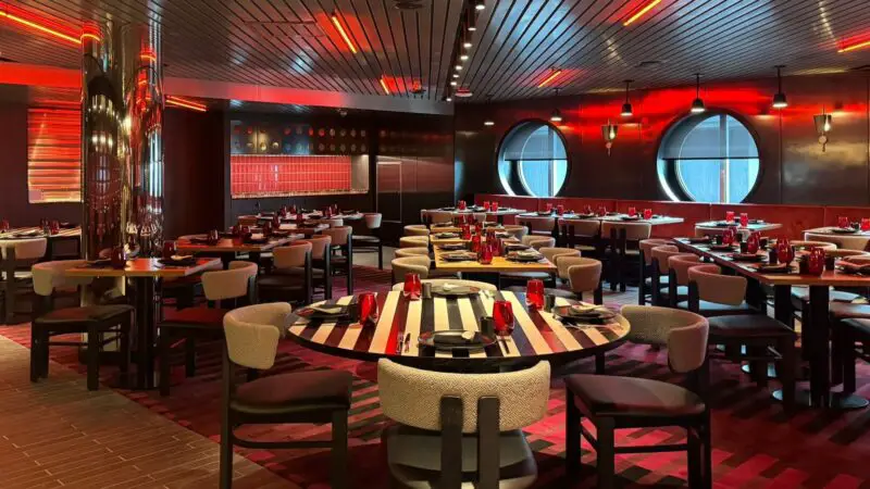 Lucky Lotus by Razzle Dazzle on Virgin Voyages cruise ships