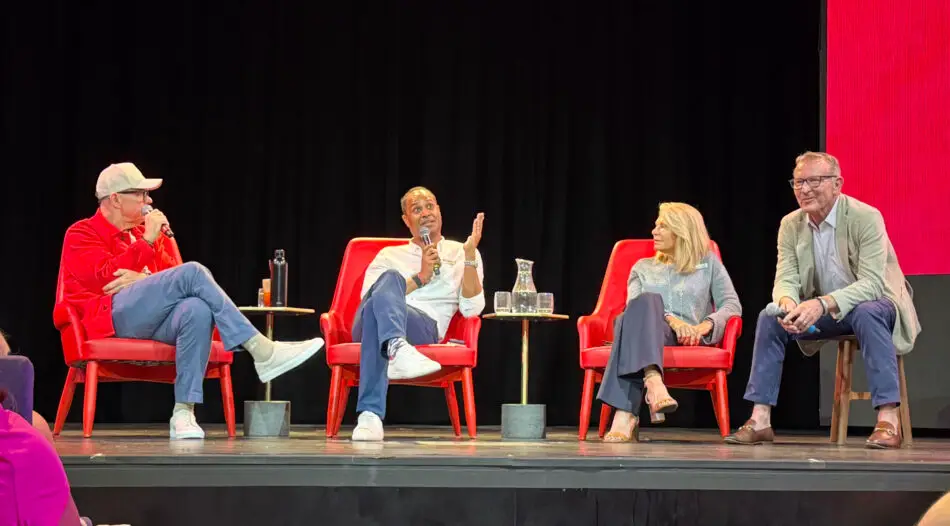 Virgin Voyages Executives during the Lisbon Celebration Voyage