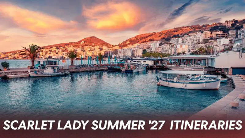 New Summer 2027 Scarlet Lady Itineraries Announced