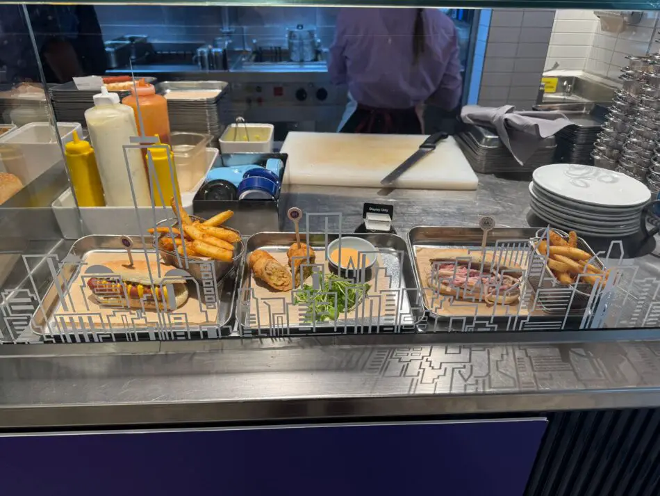 Range of options at Burger Bar