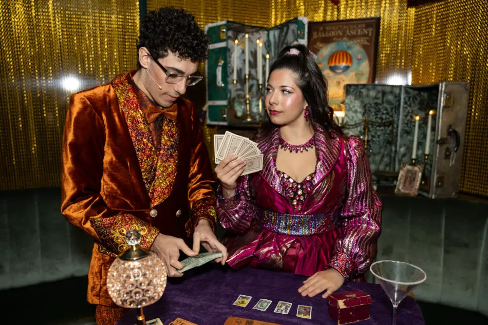 Up with a Twist begins with unique interactions with the cast around a transformed Manor bar