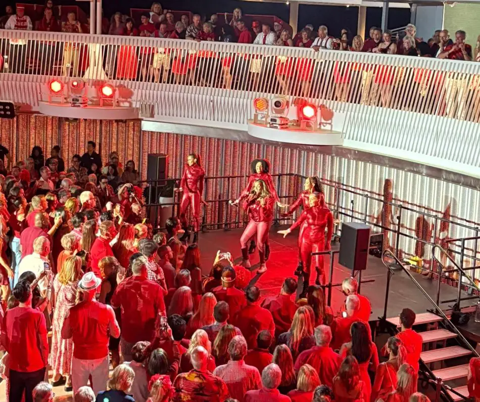 Kathy Sledge on Resilient Lady’s top deck