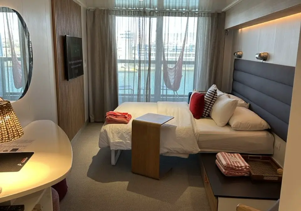 Cabin 10138A on Virgin Voyages cruise ships