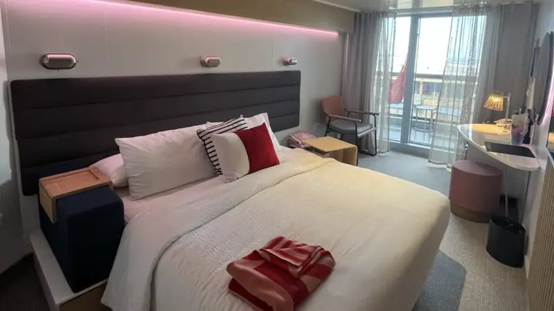 Cabin 9294A on Virgin Voyages cruise ships