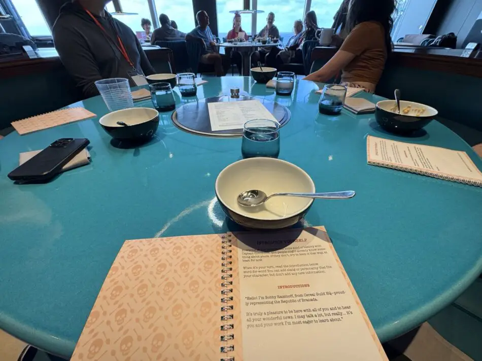 Table scene – The Cereal Summit is about to begin