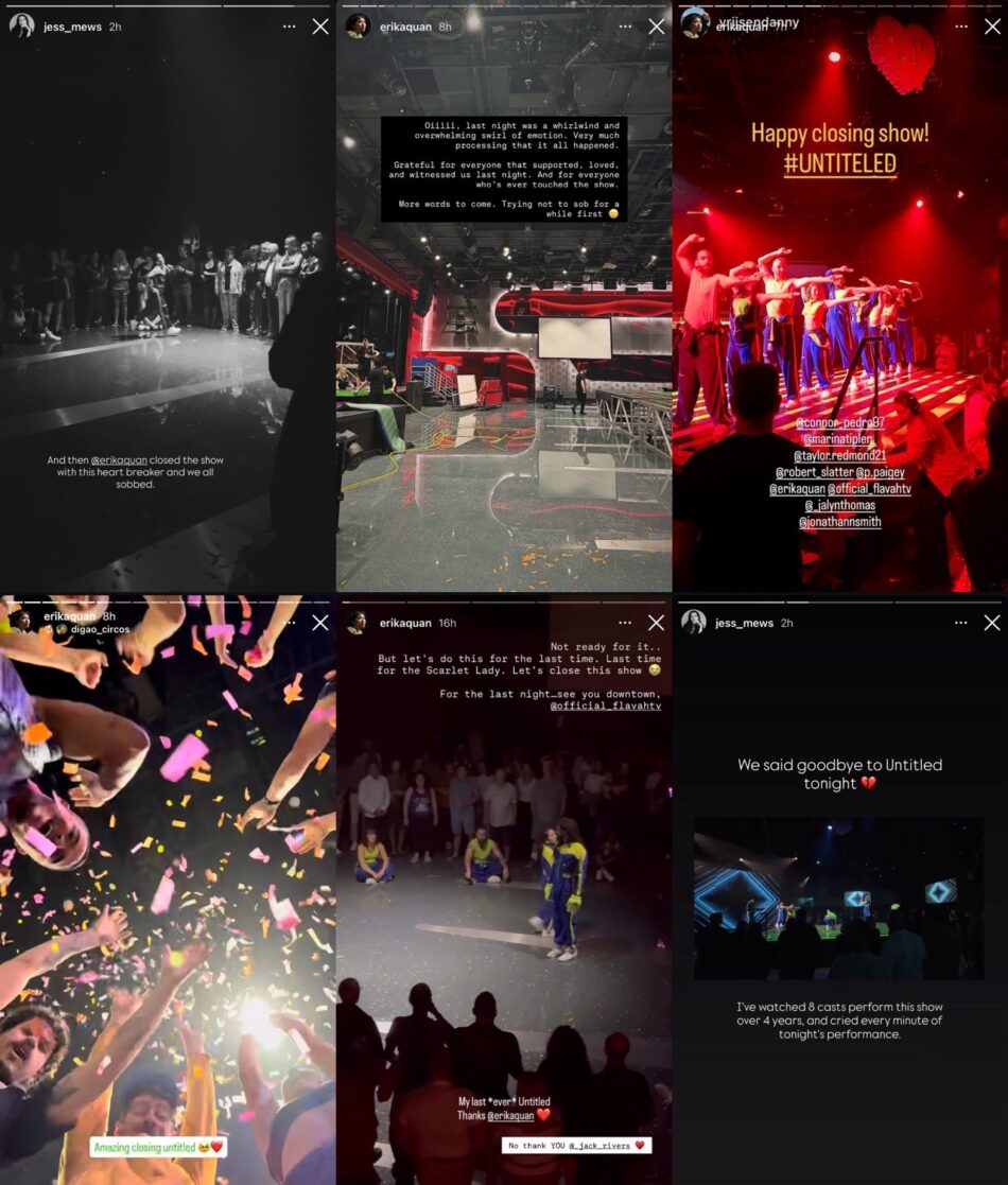 Sailors & Crew took to Instagram to say goodbye to Untitled
