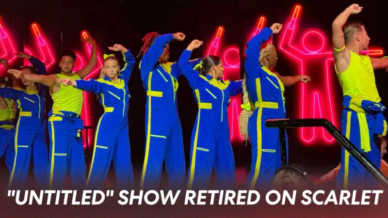 UNTITLED DANCESHOWPARTYTHING Retires on Scarlet Lady