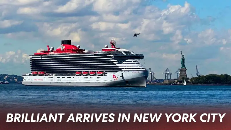 Brilliant Lady Arrives in NYC 2 September 2025