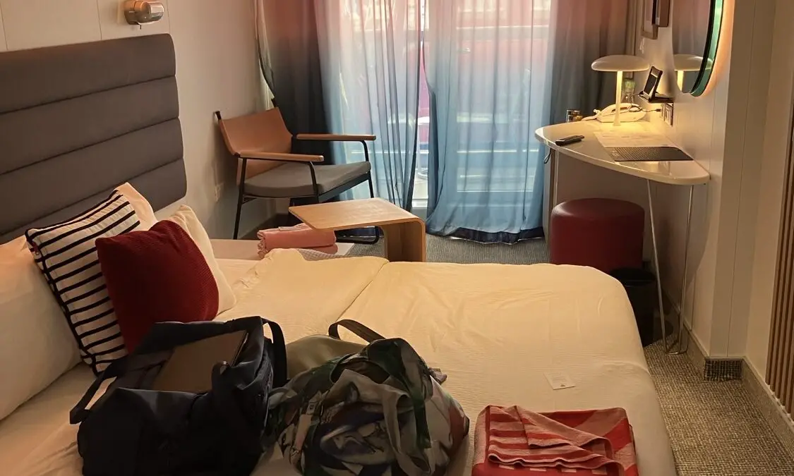 Cabin 8038A on Virgin Voyages cruise ships